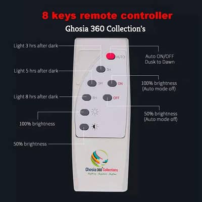 flood light with remote switch