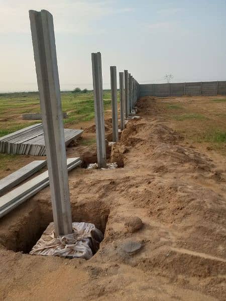 Precast boundary wall # boundary wall  03212941485 6