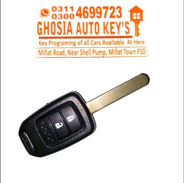 HONDA BRV remote key 1