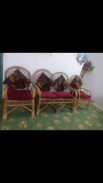 Cane sofa set bamboo set 03339618551 0
