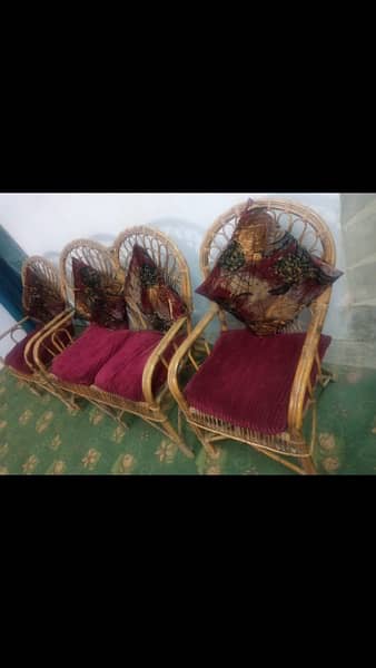 Cane sofa set bamboo set 03339618551 1