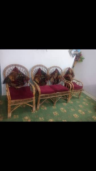 Cane sofa set bamboo set 03339618551 3