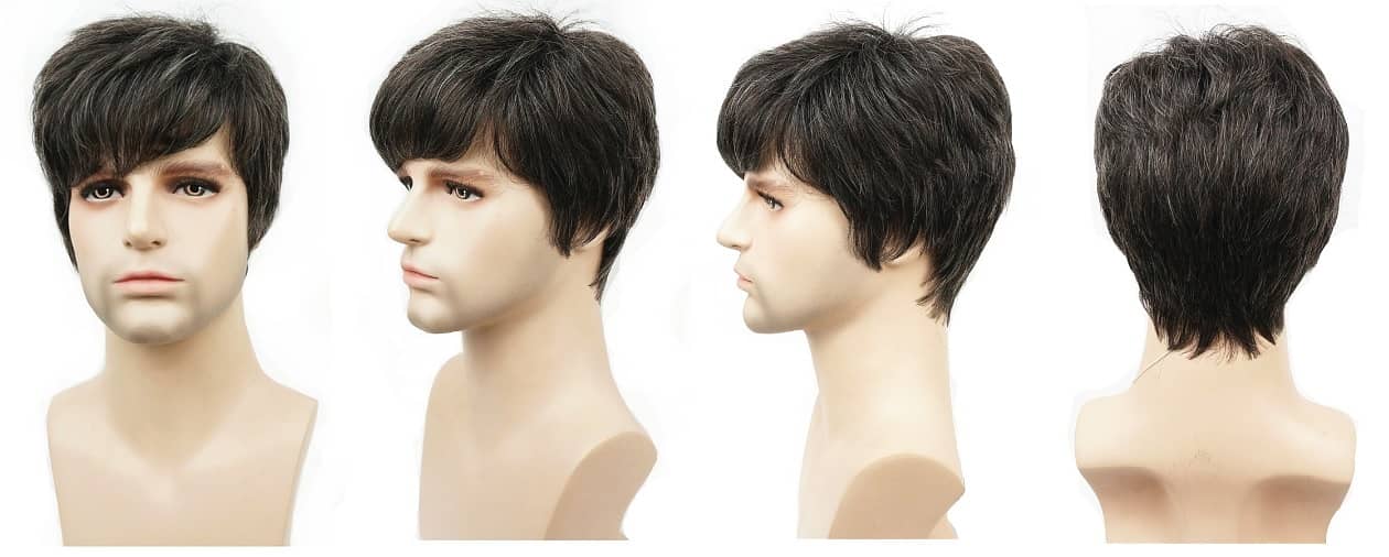 Cap Wig Hair For Mens 2