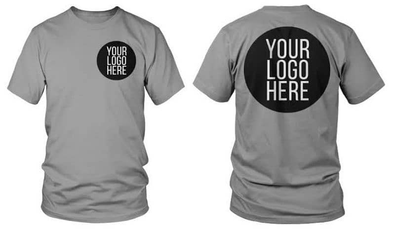 T. shirt - logo printed, bulk quantity available 1