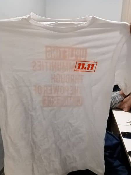 T. shirt - logo printed, bulk quantity available 4