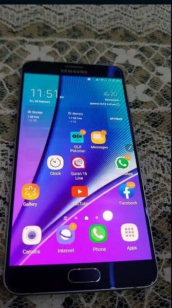 EXCELLENT SAMSUNG NOTE 5 without DOT/LINE 1