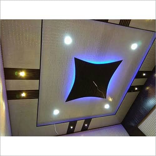 Pvc panel. pvc wallpaper. Blinds. wooden&vinyl floor. grass. ceiling 10