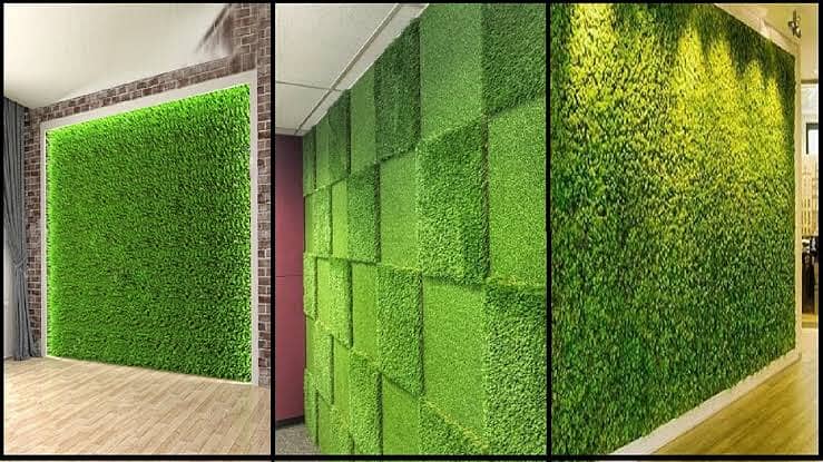 Pvc panel. pvc wallpaper. Blinds. wooden&vinyl floor. grass. ceiling 15