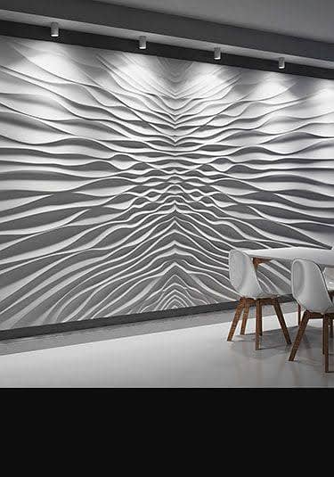 Pvc panel. pvc wallpaper. Blinds. wooden&vinyl floor. grass. ceiling 18