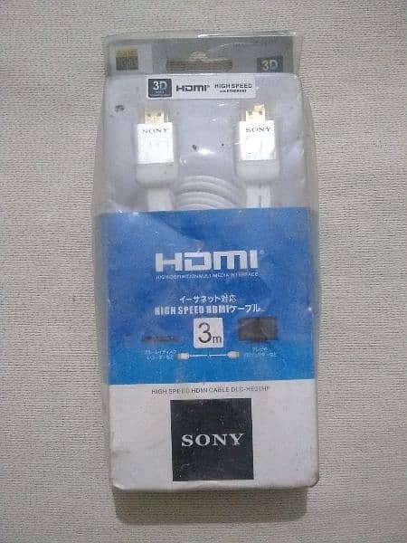 3 meters SONY ORIGINAL HDMI CABLE 0