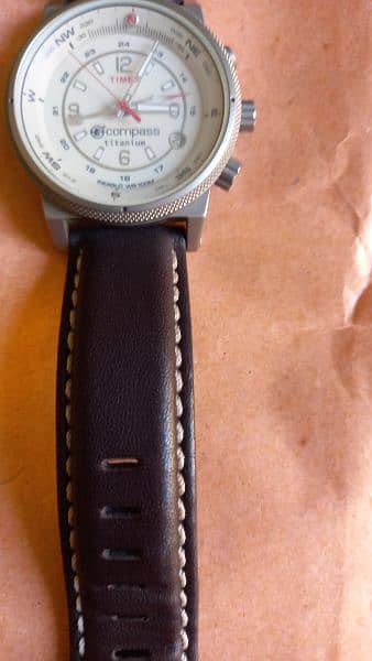 timex compass titanium watch