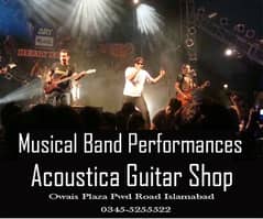 Musical band performance by Acoustica 0