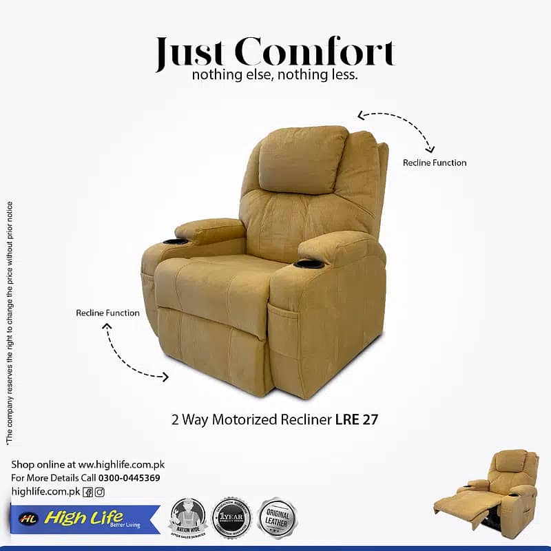 Highlife Premium Recliner Chairs 0