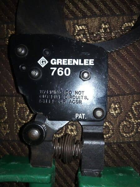 Greenlee 760 Cable Cutter Made in Japan 2