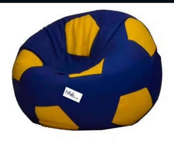 Fabric Football Bean Bag _Luxury Room Comfy Furniture _ Bean Bag Chair 7