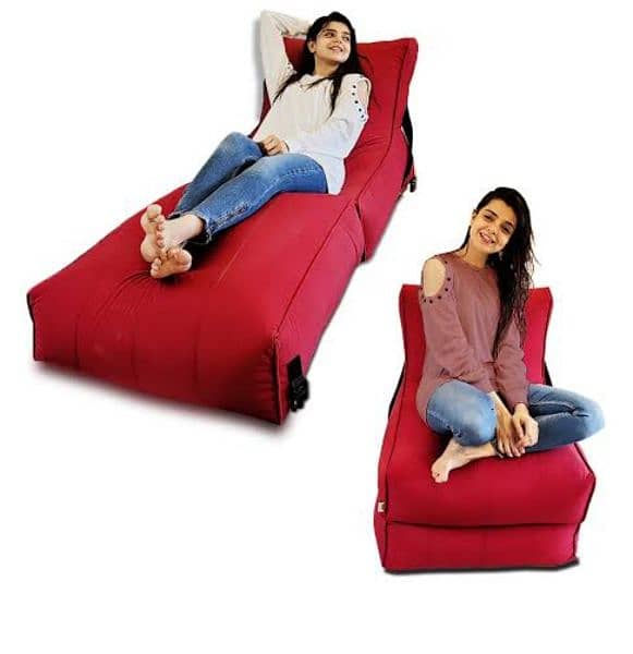 Wallow Bean Bag Bed Chair Multipurpose Flip out Sofa _ for office use 3