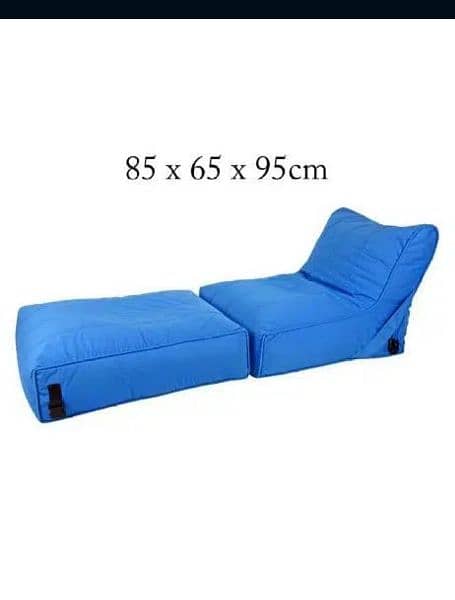 Wallow Bean Bag Bed Chair Multipurpose Flip out Sofa _ for office use 9