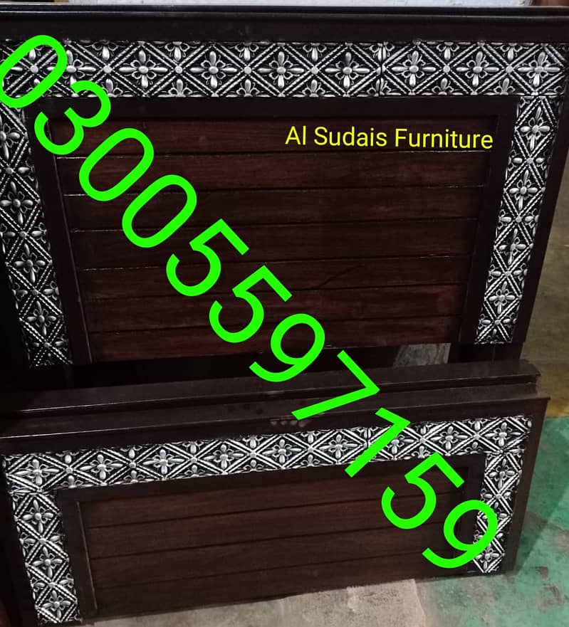 single bed double brandnew solid wood sofa almari chair dining hostel 4