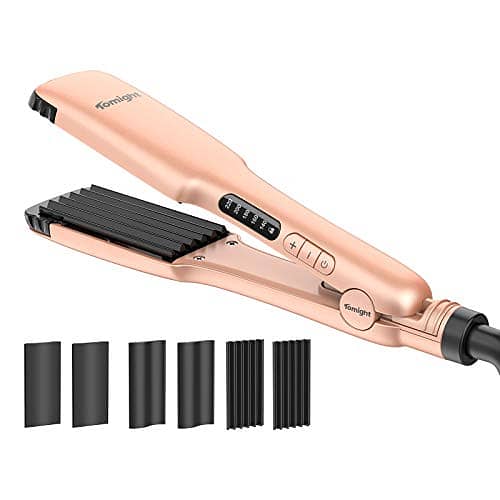 Hair Straightener, Hair Crimper  Tomight 3 in 1 with 6 Ceramic Plates, 0
