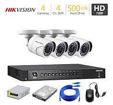 2,4,8 CCTV Camera 2MP 4 Channel DVR Complete Installation Package 2