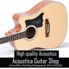 Best guitar collection at Acoustica Guitar Shop