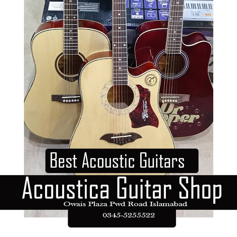 Quality guitars collection at Acoustica Guitar Shop 0