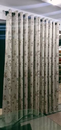 Most thick print curtain