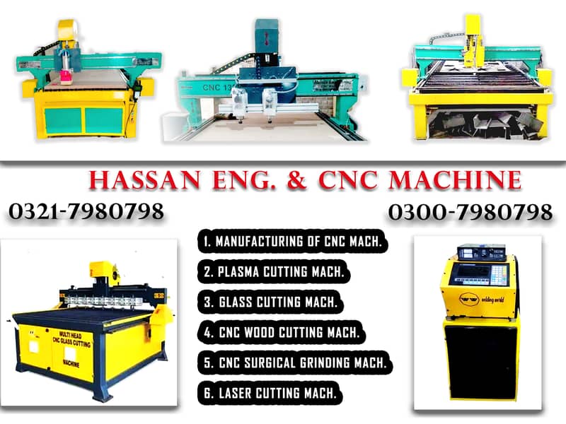 CNC MACHINE/Glass Cutting/Wood Cutting Router Machine/Routery Machine 3