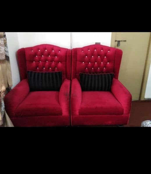 3 seater sofa with two coffee chairs 3