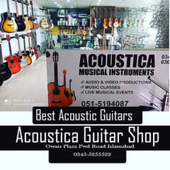 Acoustica Guitar Shop PWD road Islamabad