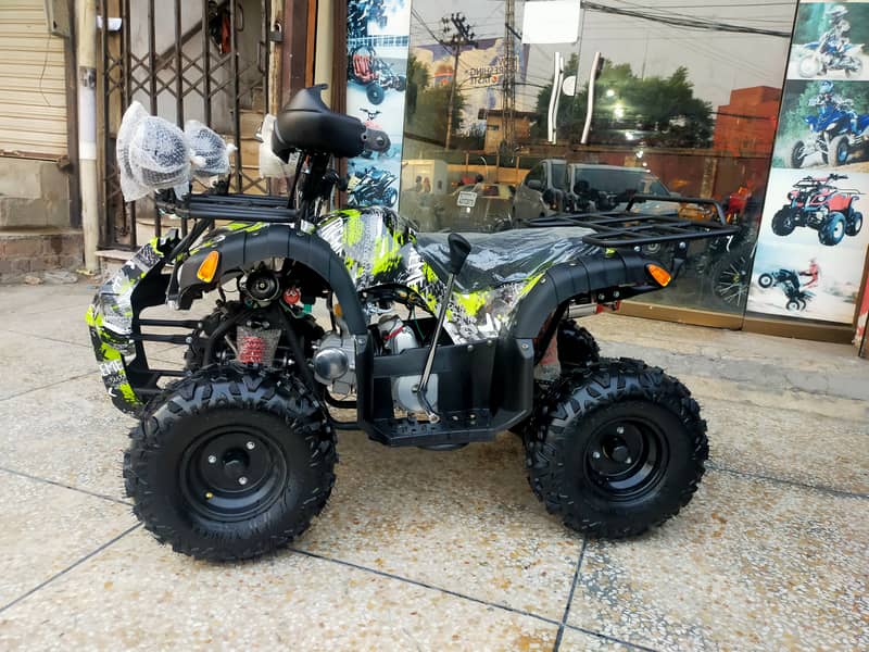2024 Model Box Packed 125cc ATV QUAD With Reverse Gear Delivery In All 4