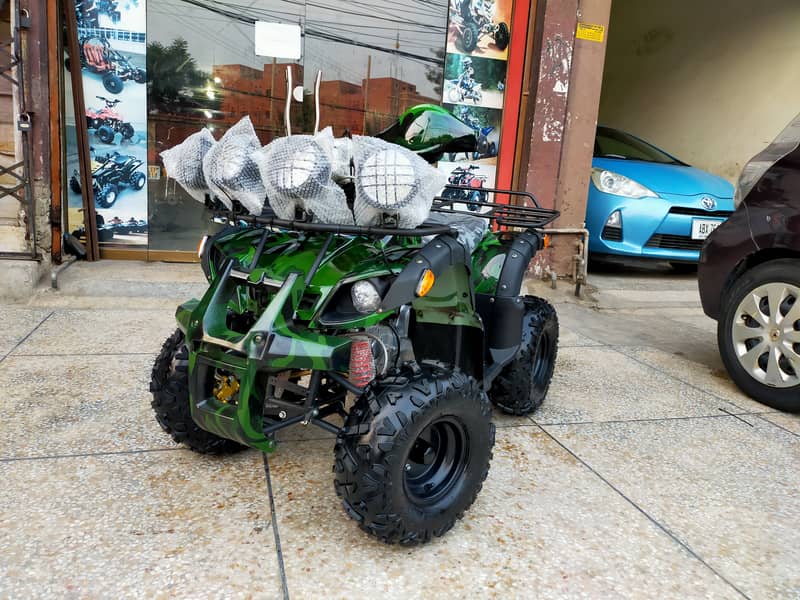 2024 Model Box Packed 125cc ATV QUAD With Reverse Gear Delivery In All 5
