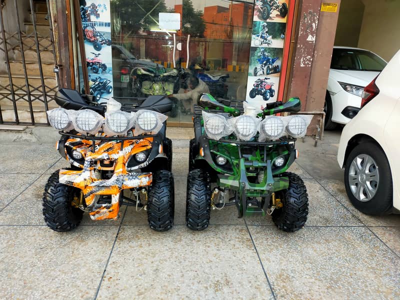 2024 Model Box Packed 125cc ATV QUAD With Reverse Gear Delivery In All 8
