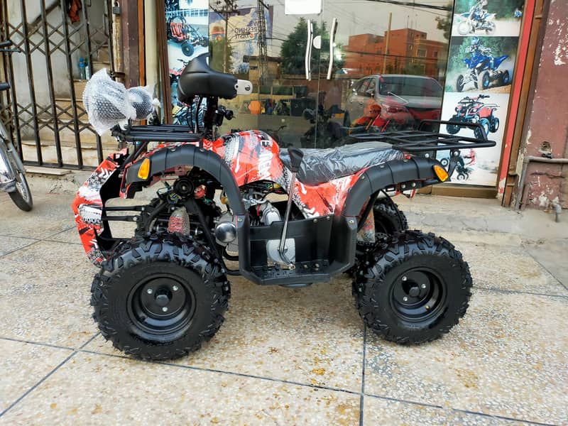 2024 Model Box Packed 125cc ATV QUAD With Reverse Gear Delivery In All 9