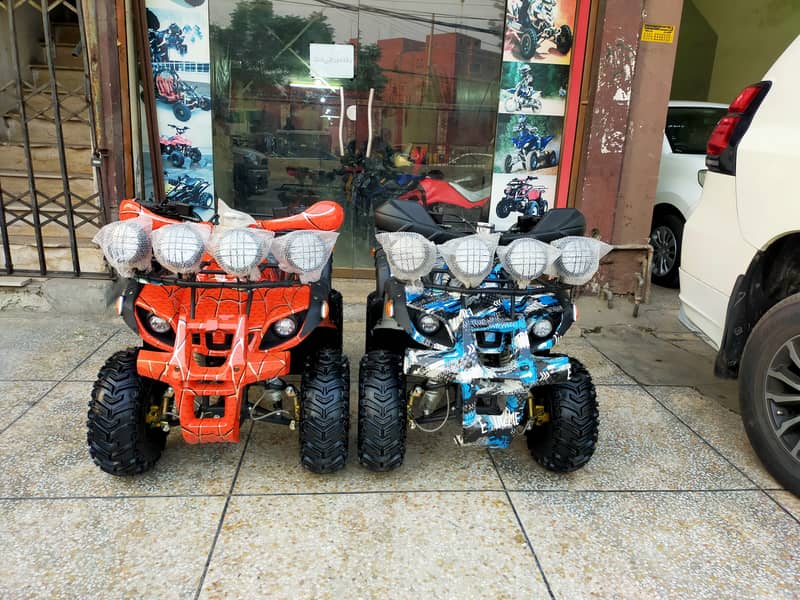 2024 Model Box Packed 125cc ATV QUAD With Reverse Gear Delivery In All 11