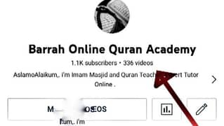 Learn Quran Online & home tutor available block-A pls Read description