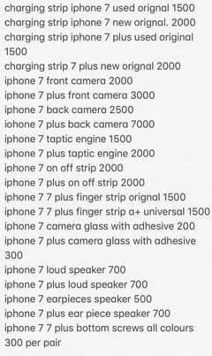 iphone 7 and 7 plus parts