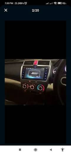 3Pcs set Knobs Honda CITY 09-21 Car Panel  Air Conditioning Alu