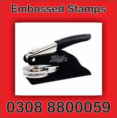 Paper Embossed Stamps,  embossed stamp, rubber stamp