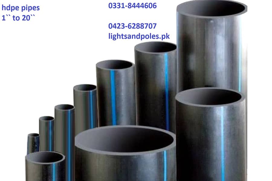 Water pipes GI , Ms Hdpe, steel,Pvc 5`` + پائپ، پلاسٹک سٹیل، ایچ ڈی 1