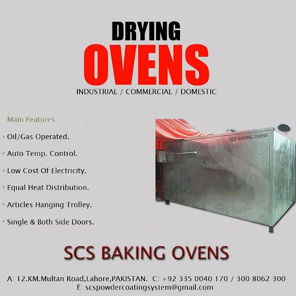 "EXPORT QUALITY INDUSTRIAL OVENS, DRYING OVEN, BAKING OVEN MANUFACTURE 2