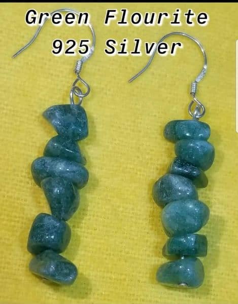 925 Original Silver & Real Stones Earrins 3