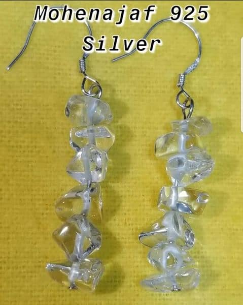 925 Original Silver & Real Stones Earrins 5