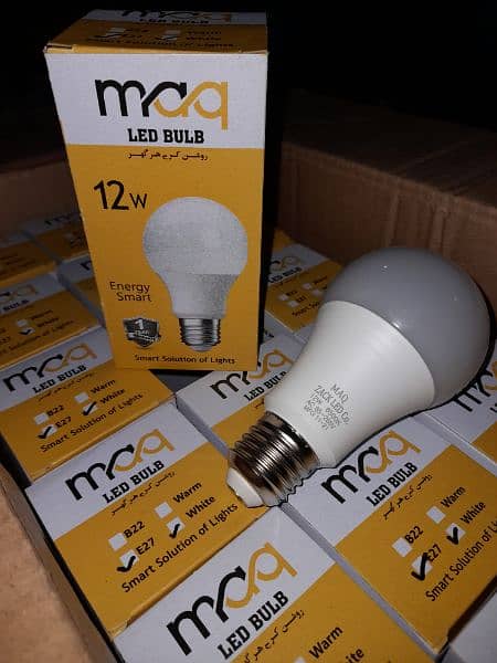 MAQ LED BULBS 12W available in bulk quantity 1