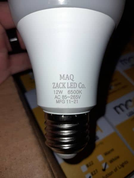 MAQ LED BULBS 12W available in bulk quantity 2