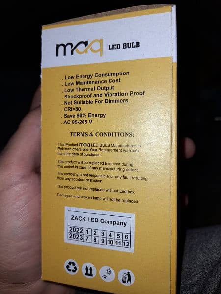 MAQ LED BULBS 12W available in bulk quantity 3