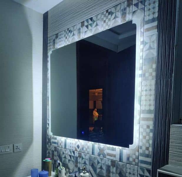 bathroom vanity looking mirror/ Led touch sensor mirror/ light mirror 5