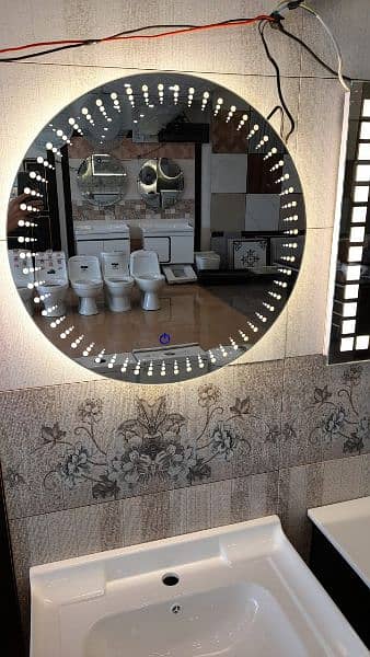 bathroom vanity looking mirror/ Led touch sensor mirror/ light mirror 8