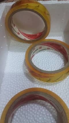 adhesive tape transparent and brown