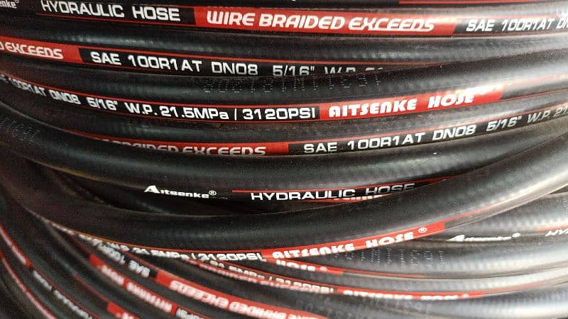 Hydraulic hose pressure pipes 15